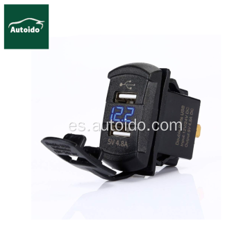 4.8AMPS CARGADOR DE ESTILO DE CAMPO ROCKER Dual USB